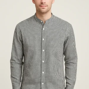 Grey Trendy Premium Checked Casual Shirt (Cotton)