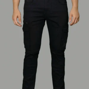 Black Trendy Premium Tactical Cargo Pants (Cotton)
